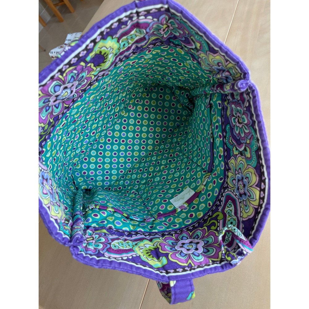 Vera Bradley Retired Heather Paisley Quilted Y2K‎ Shoulder Tote Bag - Picture 7 of 12